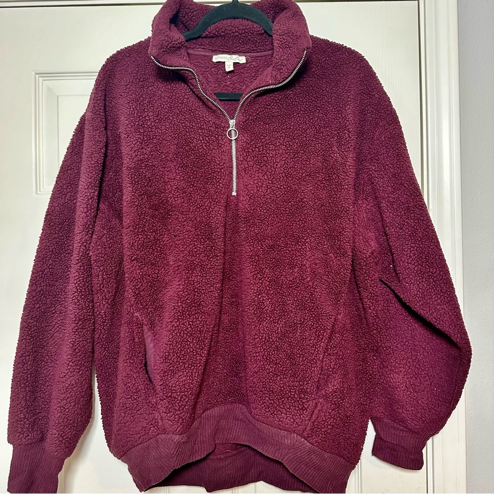 Zip Up Pullover Jacket with Pockets